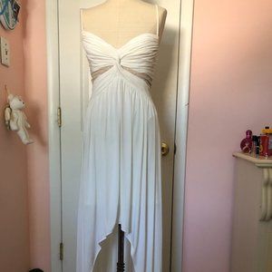 Max and Cleo high-low white dress size 2